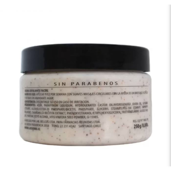 Crema exfoliante facial - AHA y Manzanilla